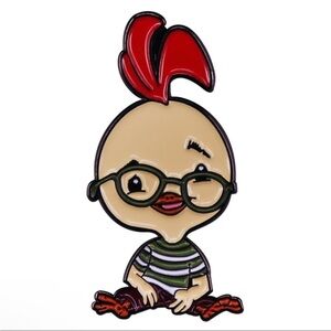 Cartoon Chicken Little Enamel Pin